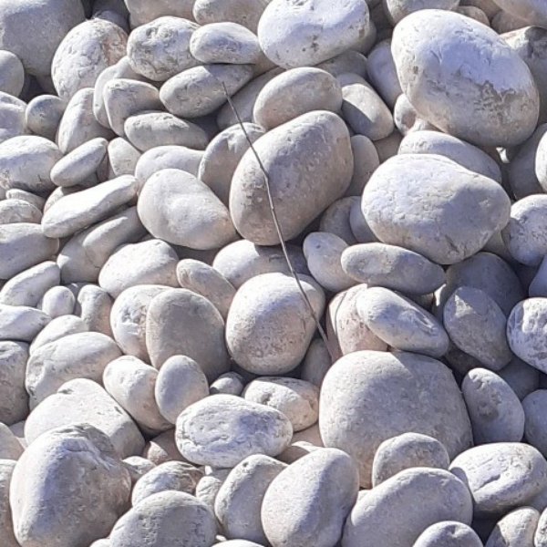 سنگ قلوه سفید، طبیعی ،رودخانه ایی